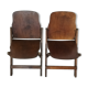 Chaises pliantes en bois US armée