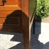 Louis XVI style desk in walnut period 1950