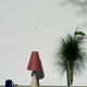 Cone-shaped ceramic lamp signed Le Dauphin