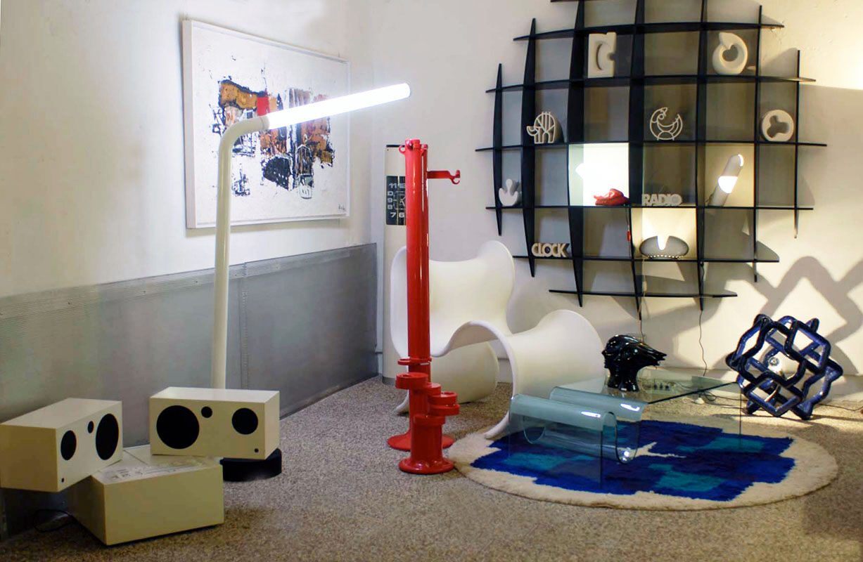 Bibliothèque Tyco par Manfredo Massironi pour Nikol International 1970