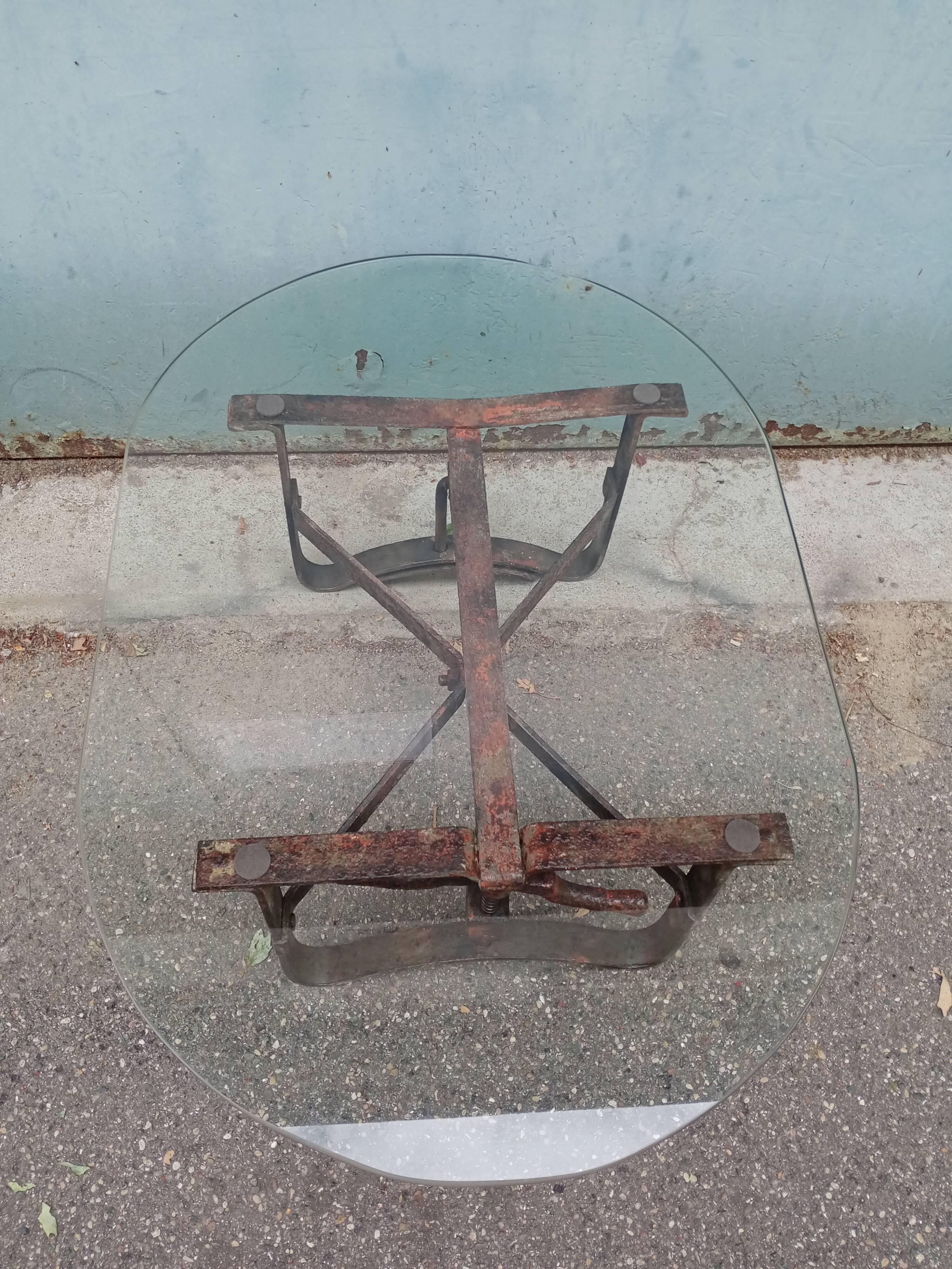 Industrial coffee table