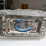 ERCO thick glass wall lamp from the 70s