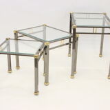 nest side tables Tables Miniset Gold and silver Eicholtz Lindon