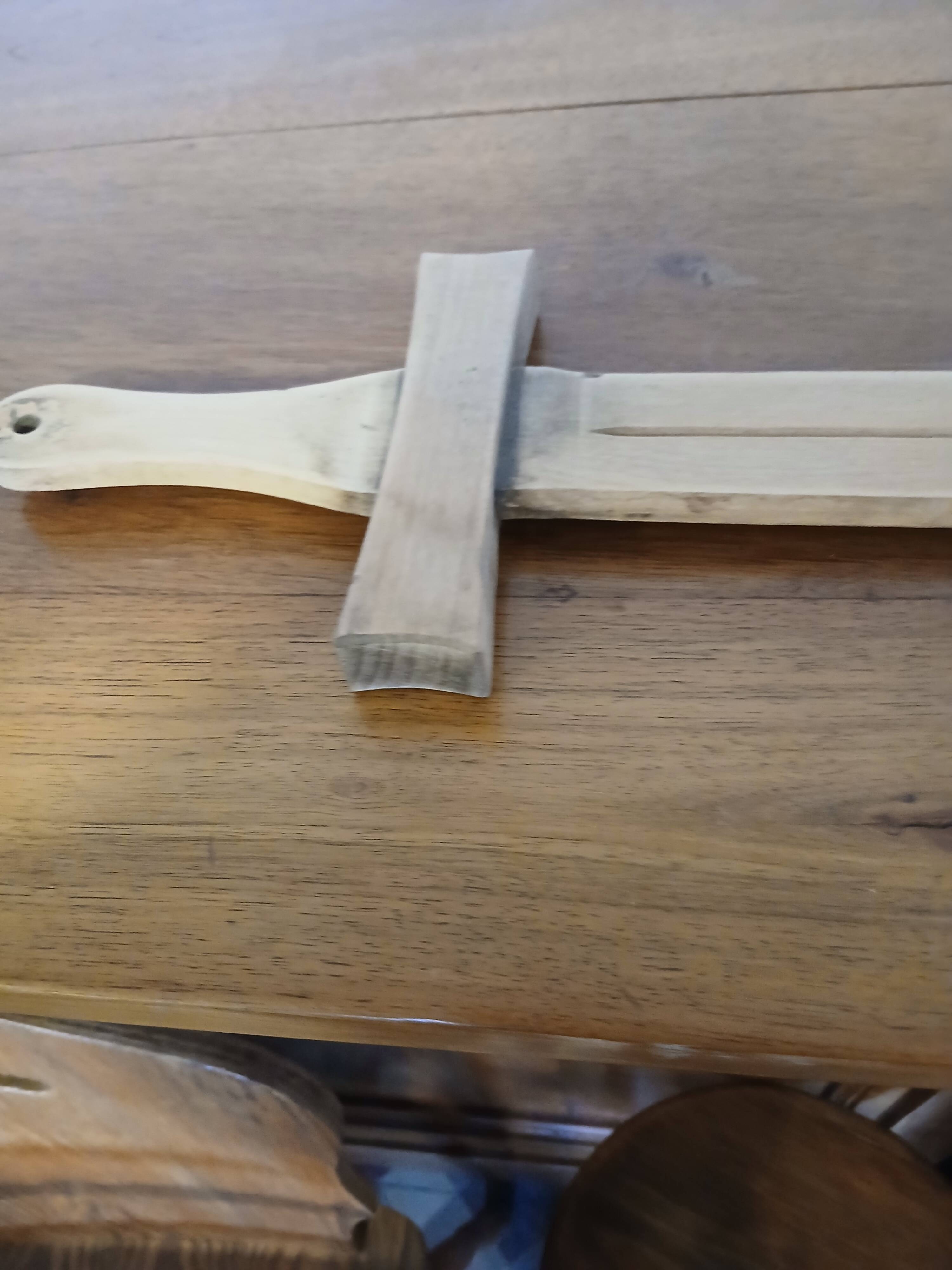 wooden sword
