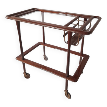 Italian bar trolley or serving cart Cesare Lacca for Cassina 1950s