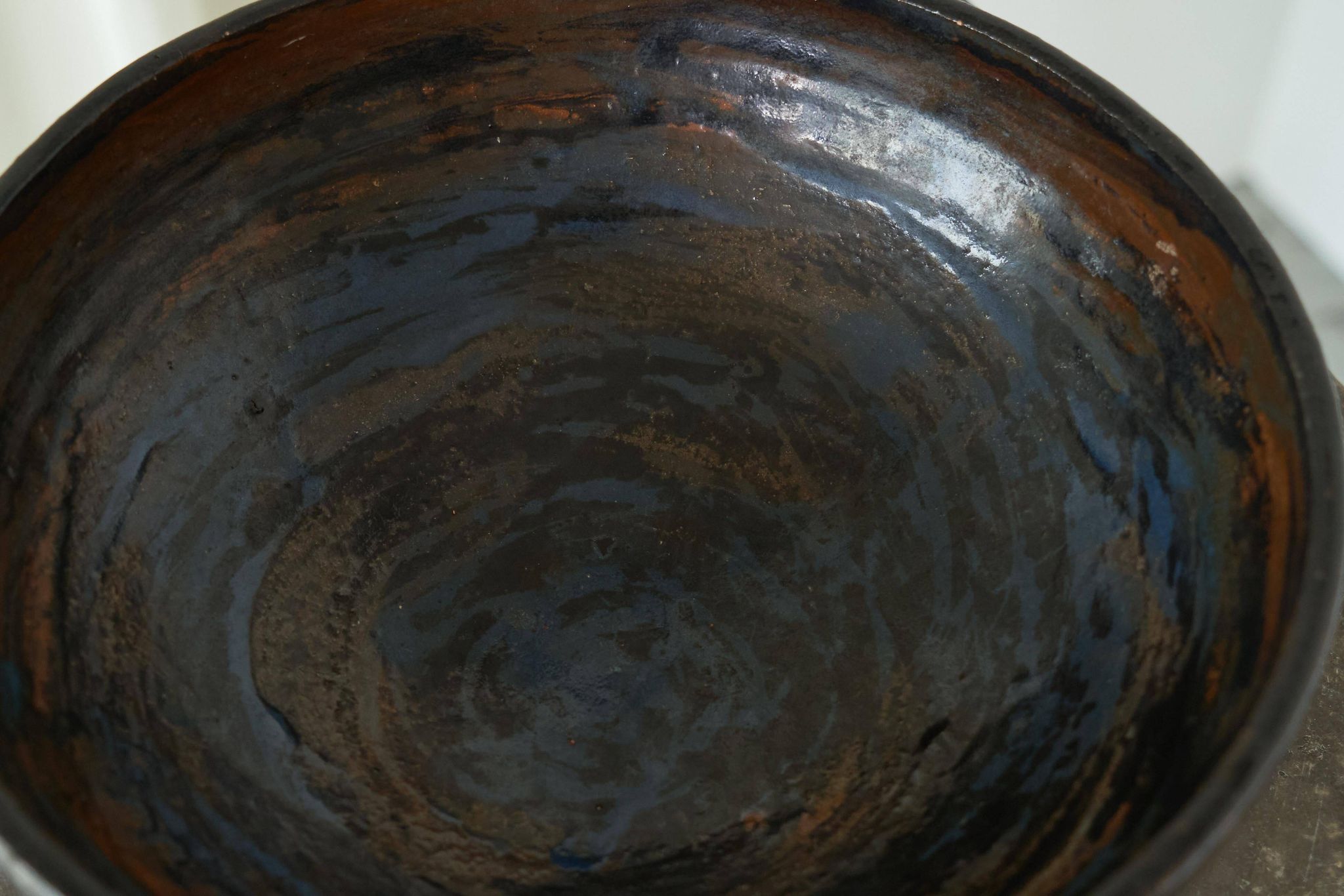 Large Studio Pottery Bowl Mid Century 1960s