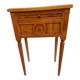 Nightstand 2 drawers walnut oak and burl walnut