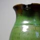 Small green pitcher enameled stoneware Sylvie Wlotkowski craftsmanship from Burgundy