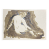 Painting signed in Chinese ink “female back”