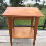 Side wooden side table