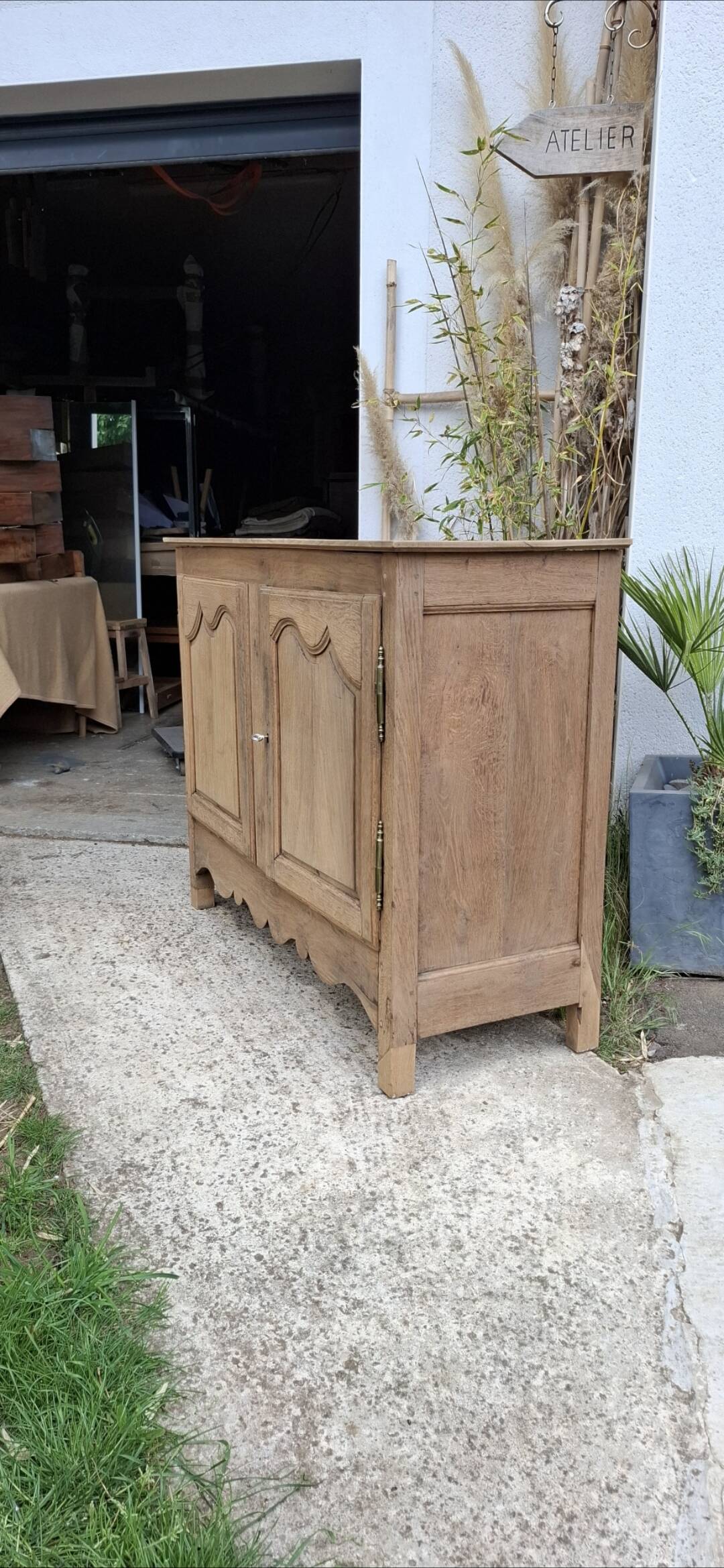 Renovated oak sideboard