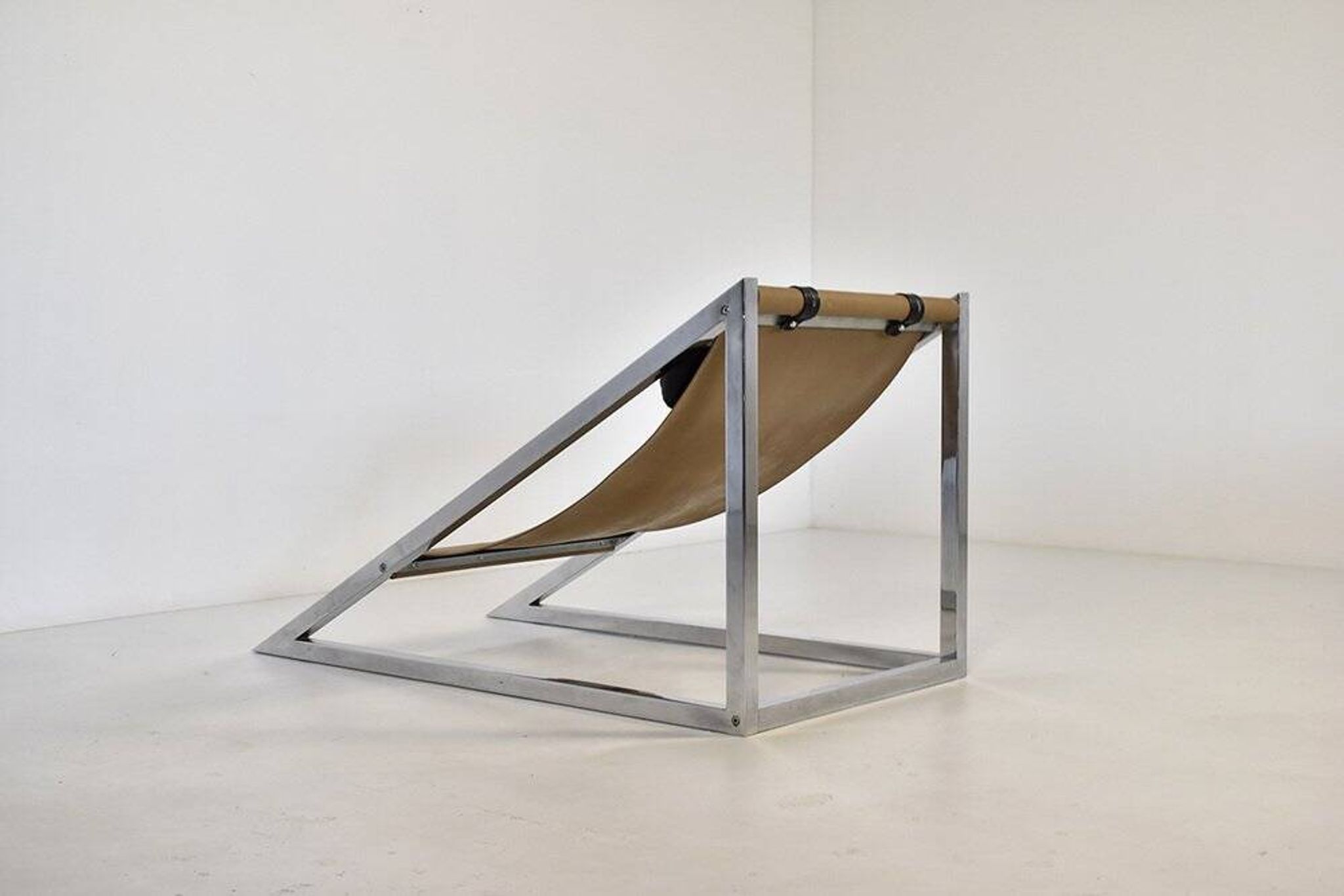 Italian Mies Lounge Chair by Archizoom for Poltronova, 1960s