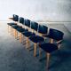 MCM Dutch Design Dining Chairs attributed to Cor Alons for Gouda Den Boer, 1950s, Set of 6