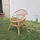 Small rattan armchair from the 60s