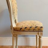 Chair and armchair medallion, Louis XVI style, circa 1950