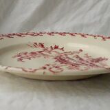 Plate Gien pink thistle