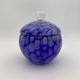 Large vintage round candy in speckled glass, Clichy glass style - 1970s-1980s