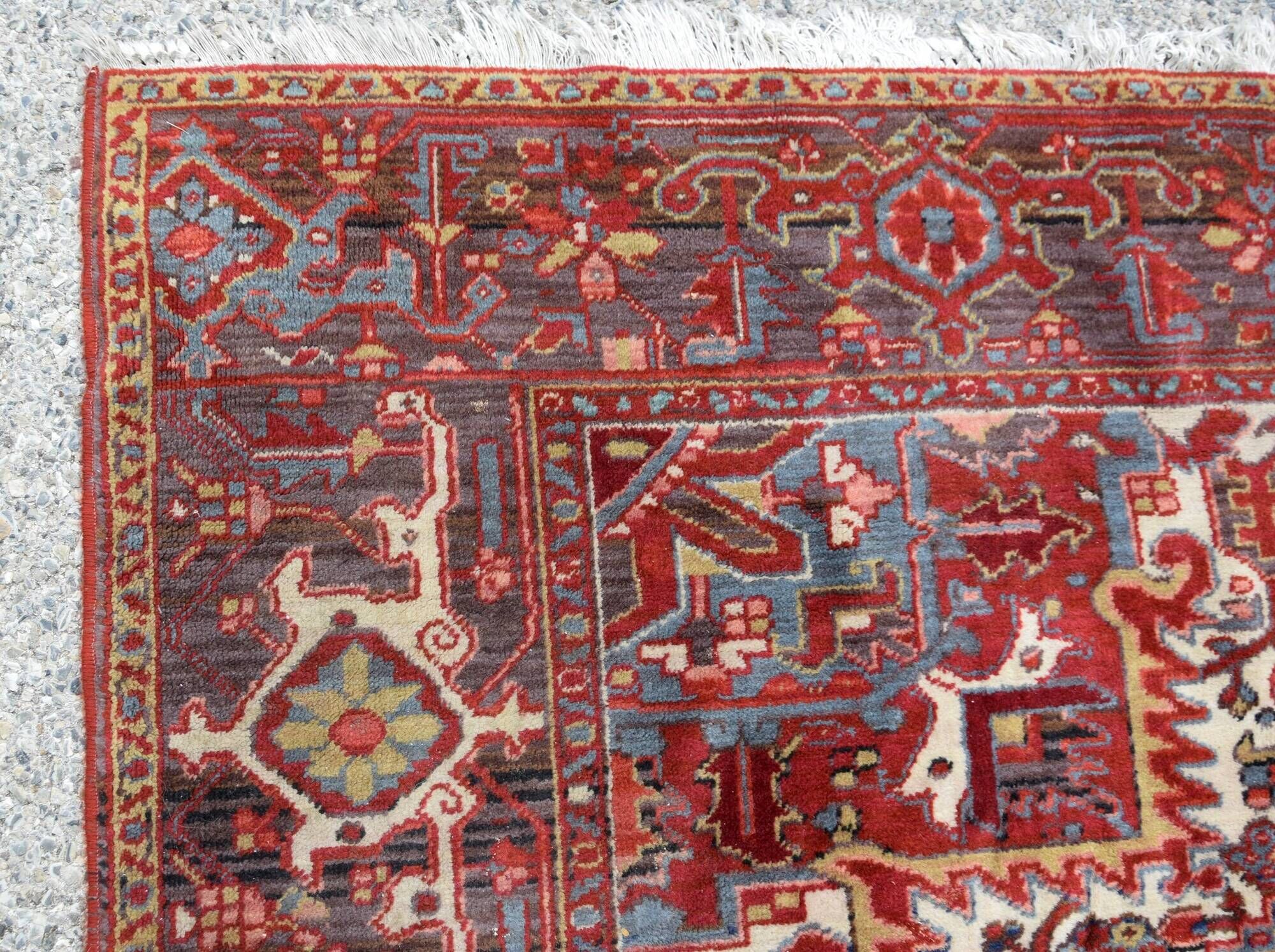 Orient Style Rug Model Hériz In Wool: 3.10 X 2.30 Meters