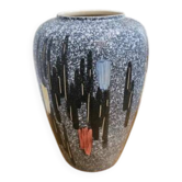 Large ceramic vase Scheurich abstract decor - 1960s