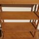 Vintage bamboo wood shelf