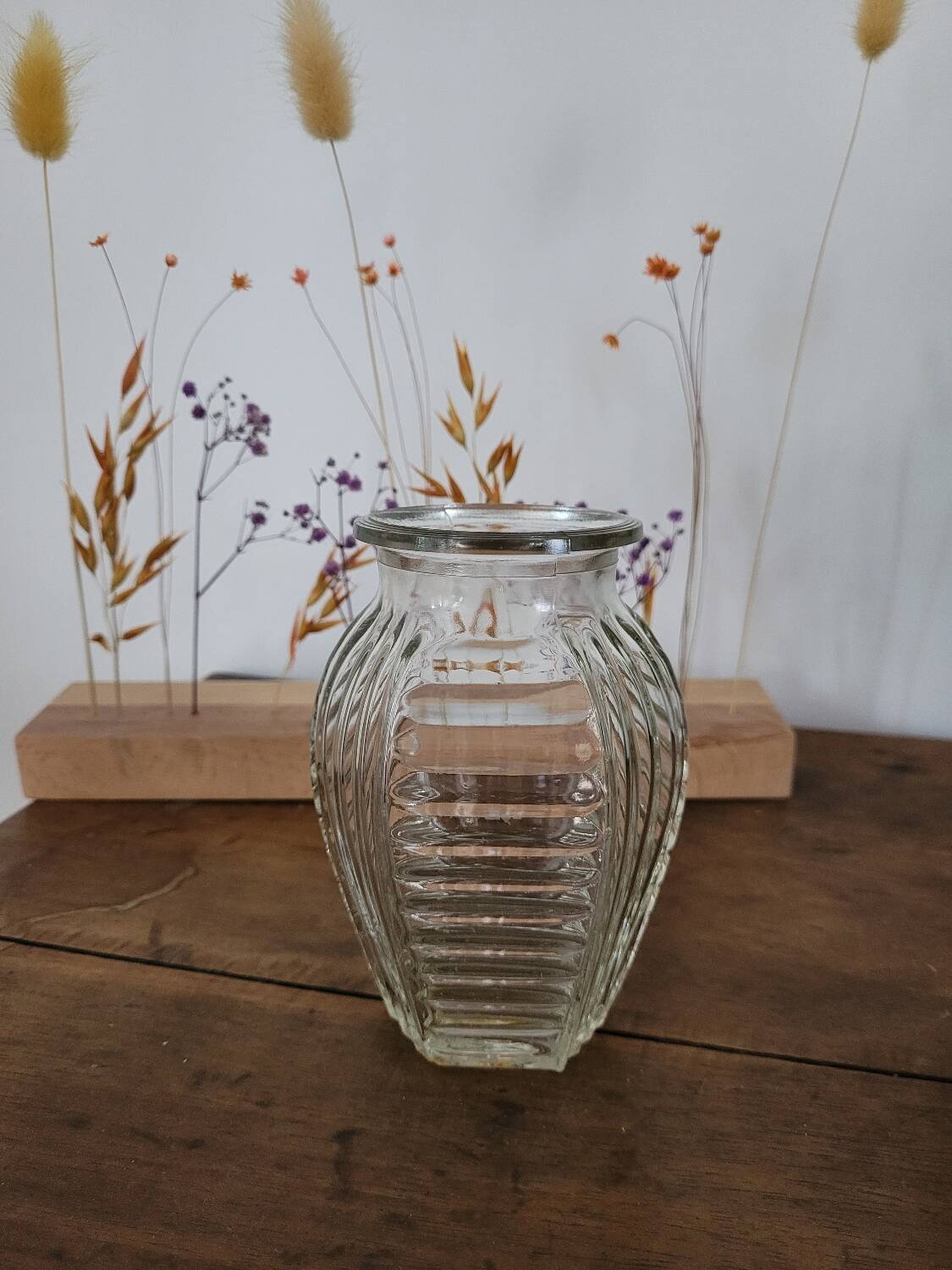 Small Art Deco glass vase