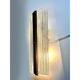 Contemporary Rectangular Diamond-Motif Murano Glass Sconces — Set of Four