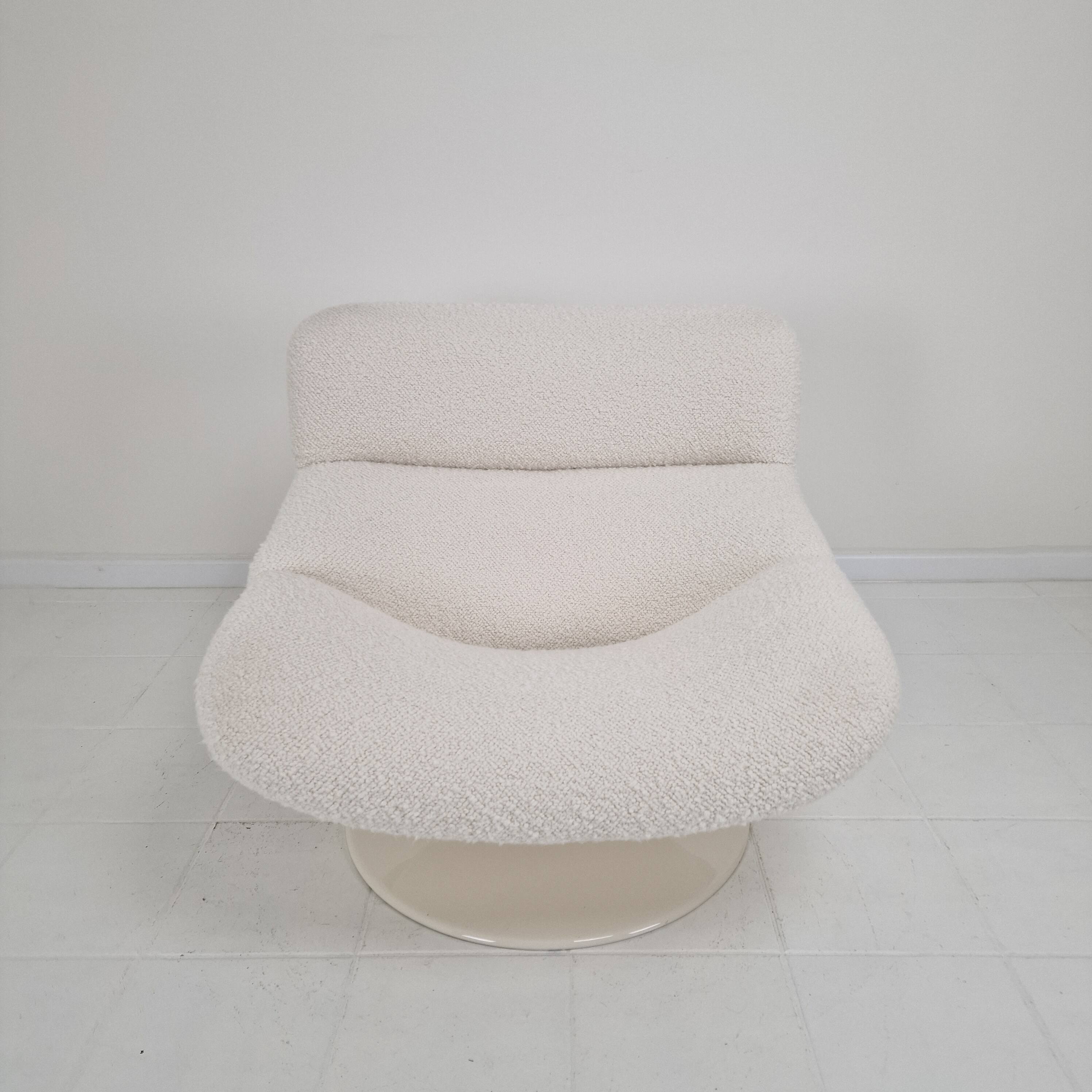 F518 Lounge Chair with Ottoman by Geoffrey Harcourt for Artifort, 1970s