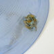 Suspension cava Art Deco 1 Fire in blue glass. Signed Delmas. Year 30