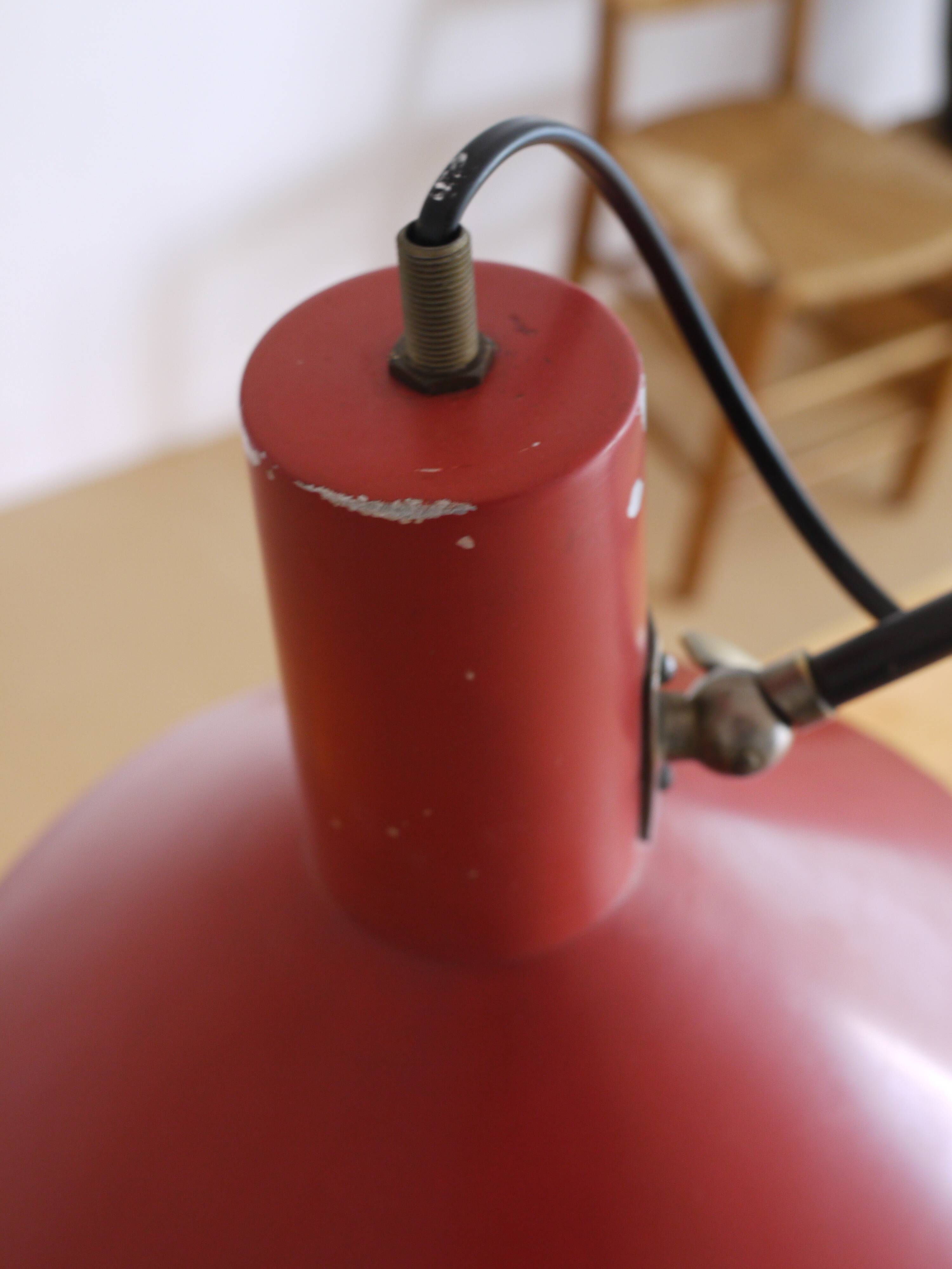 counterbalance ceiling lamp by JJM.Hoogervorst for Anvia. 1950s