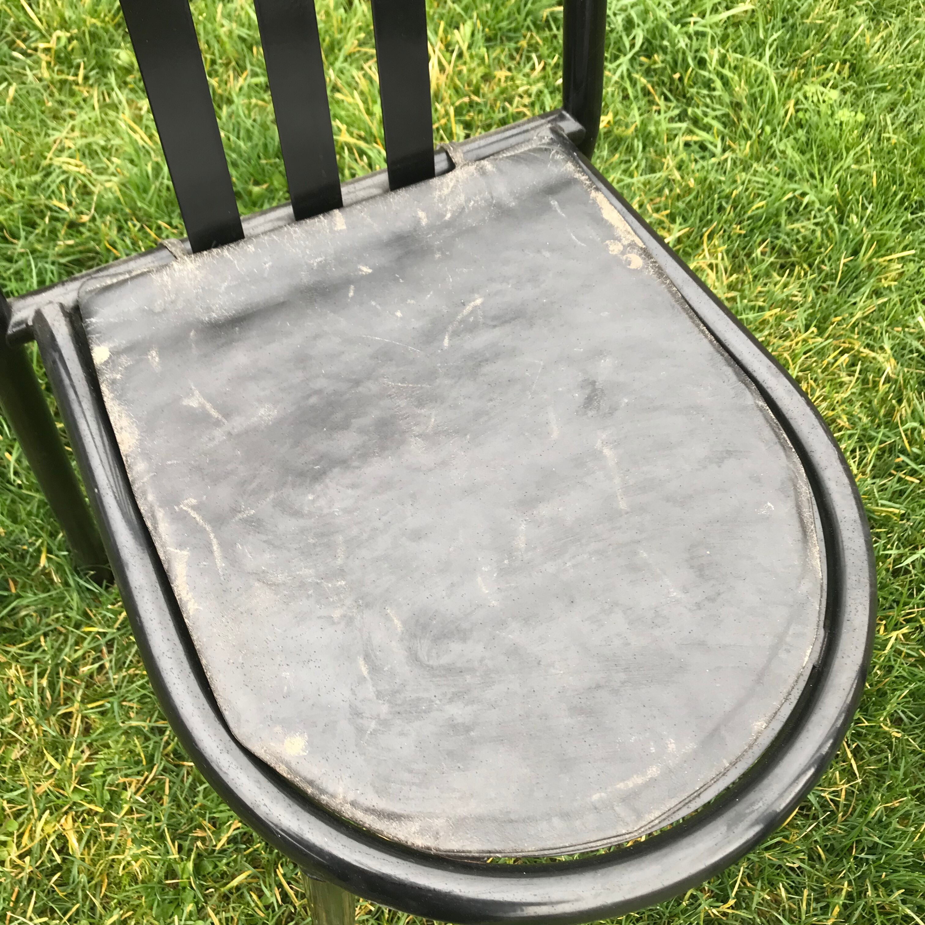 Set of 6 chairs Mallet Stevens model 222 vintage 1980
