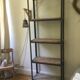 Industrial wood and iron shelf