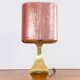 Pair of table lamps and pillow montagna 70s vintage modern antiques