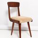 Mid-Century Gazelle beige chair in wood, Europe, 1960s