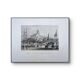 Vintage engraving of Le Tréport, Normandy. Printed in 1844.
