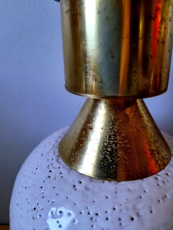 Glazed ceramic lamp 1970