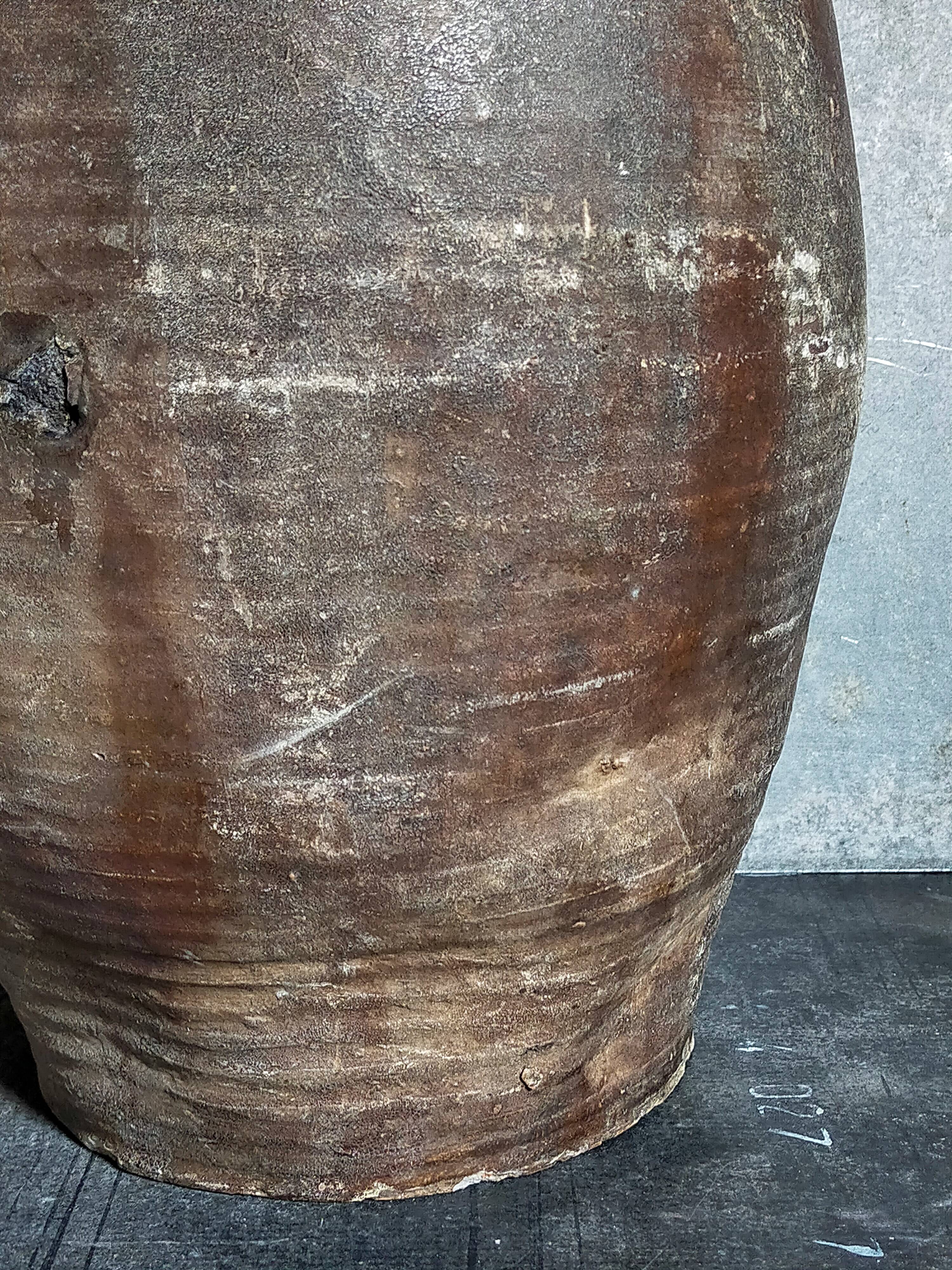 XXL traditional pottery old 19th century folk art 42 cm