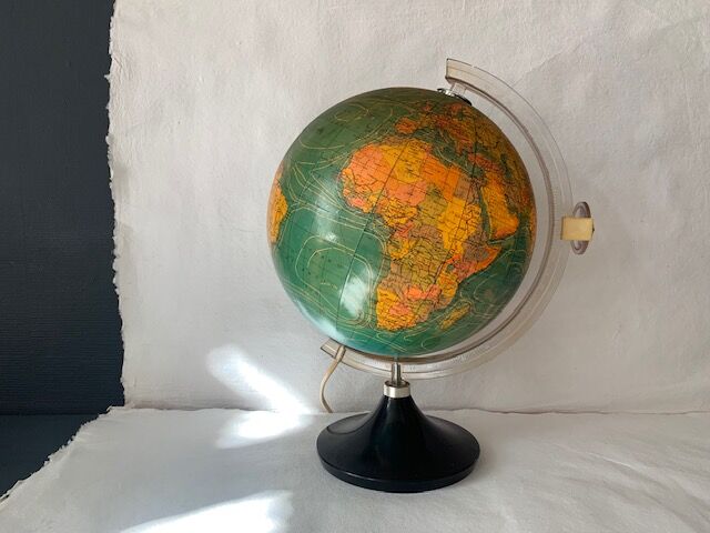Vintage luminous globe, 1981, George Philip & son LTD, London