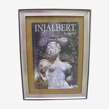 Affiche décorative "Injalbert sculpteur"