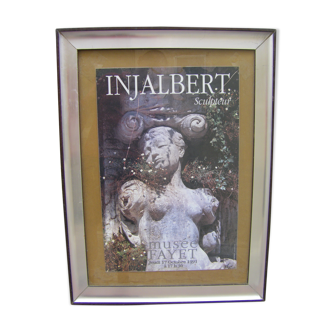 Decorative poster "Injalbert sculptor"