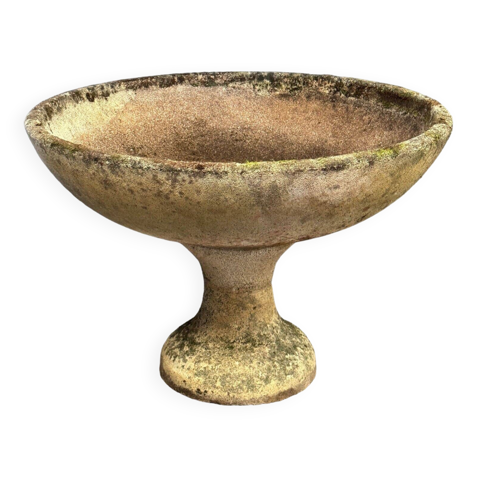 Diabolo cement planter by Willy Guhl 20th century