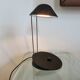 1980s lamp, Memphis style, chrome metal and granulated black paint.