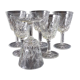 6 digestif glasses from the VMC crystal factory in Reims in good condition.