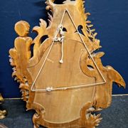carved mirror in the spirit of Viardot – Decor with dragon and putto