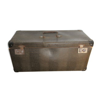 Old boiled cardboard case