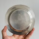Silver-plated metal bowl