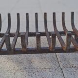 Cast iron log holder