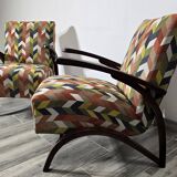 Art Deco Armchairs by Jindrich Halabala