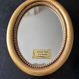 old mirror gilded with fine gold