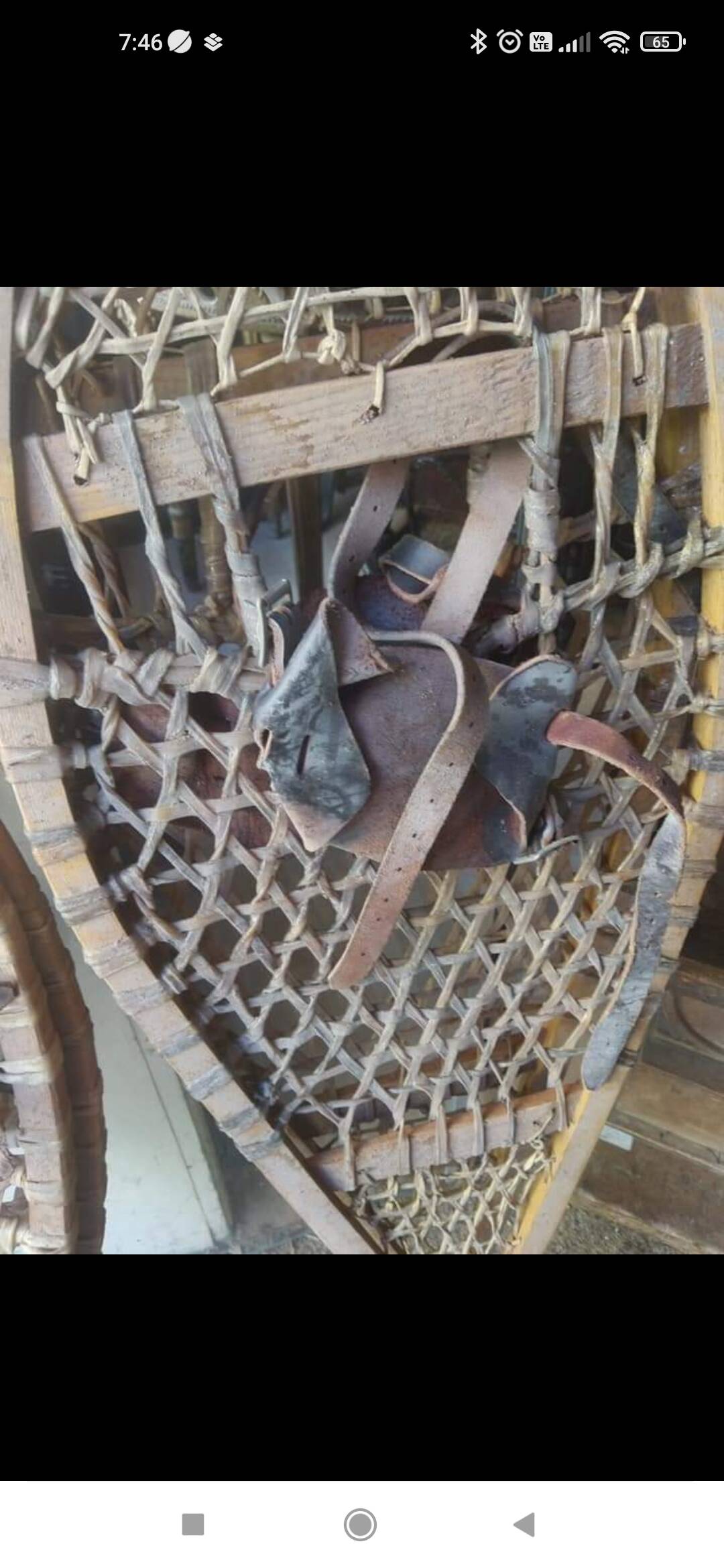 2 pairs of snowshoes from the far north, circa 1900