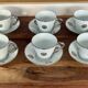 Lot de 6 tasses à café et ses soucoupes Bernardaud